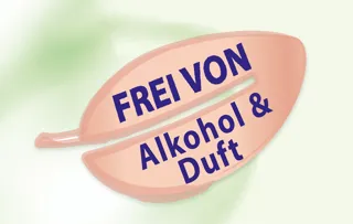 Frei von Alkohol und Duft