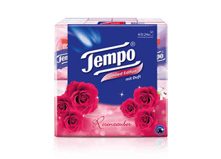 Mouchoirs Tempo "Féerie de roses“