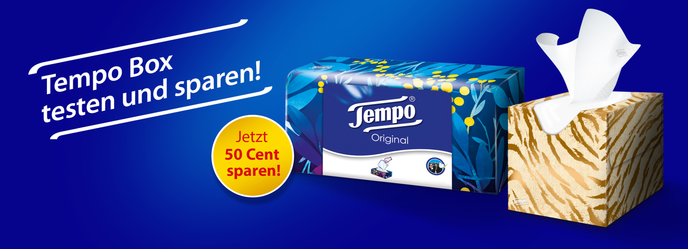 Teilnahmebedingungen Tempo Coupon Aktion