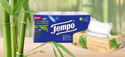 Tempo Bamboo Eco mit 25% Bambus