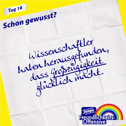 Großzügigkeit Mach Glücklich
