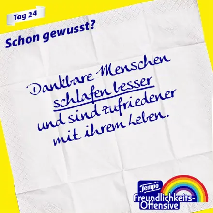Dankbare Menschen