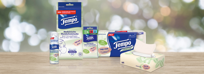 Leider ist das Gewinnspiel für das Tempo-Hygienepaket beendet.